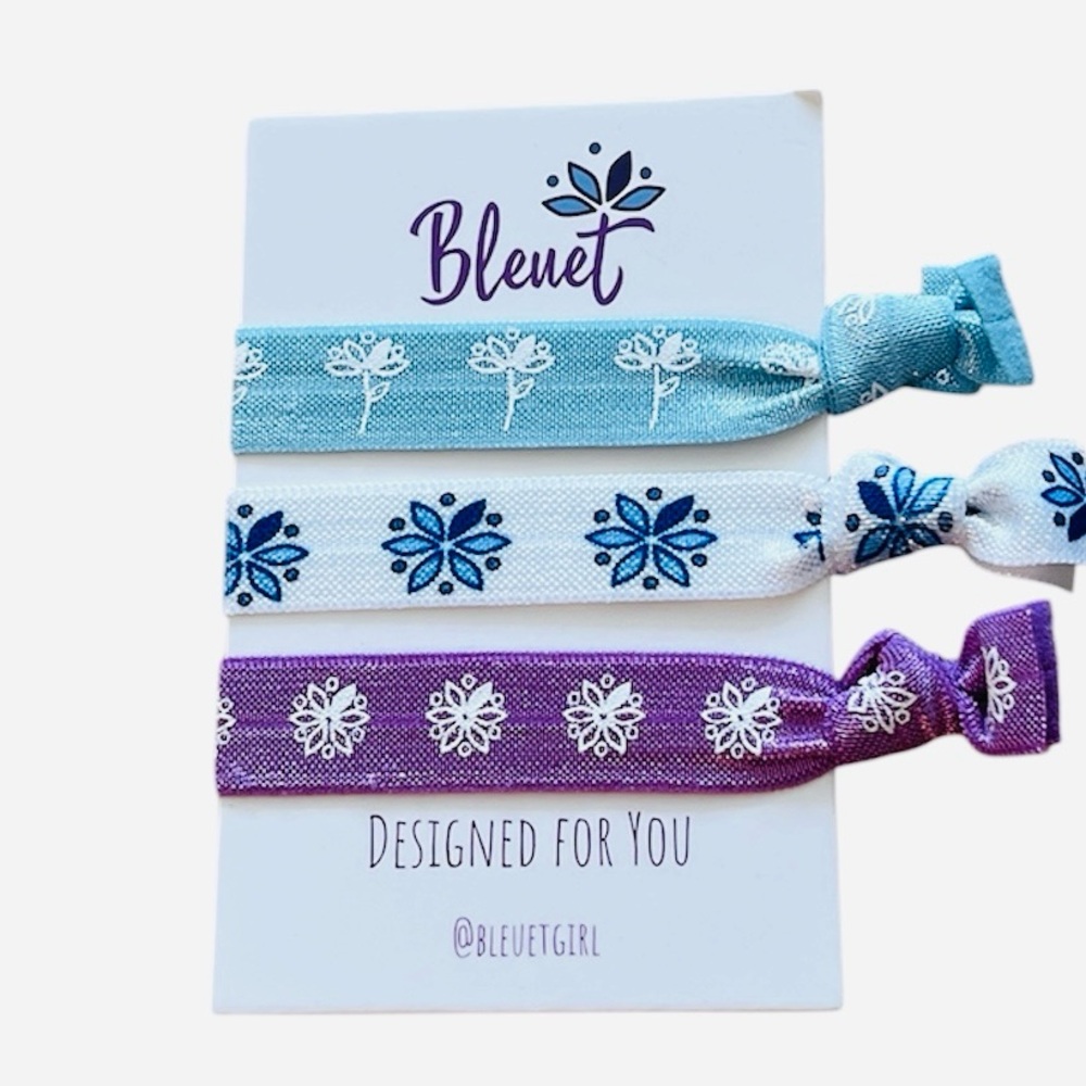 FREE ADD-ON NWT Bleuet 3pk Hair Ties